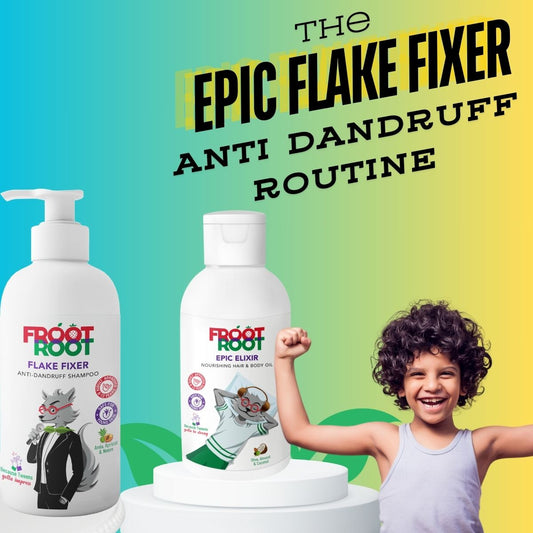 The Epic Flake Fixer Anti Dandruff Routine !