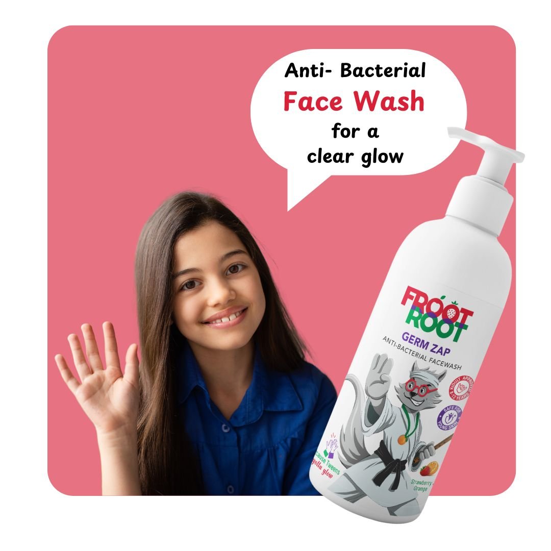 Germ Zap Anti-Bacterial Face Wash with Vitamin C, Neem, Orange, Karanja, Strawberries